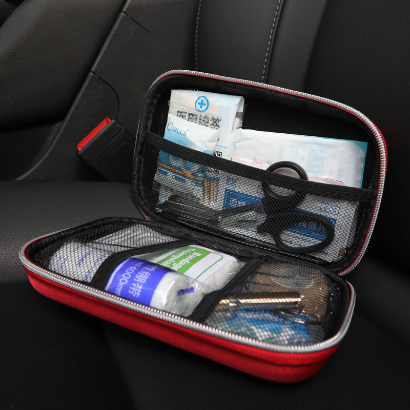 .急救包全套标准应急包三角巾人防战备便携包救援物资装备用品wj 红色