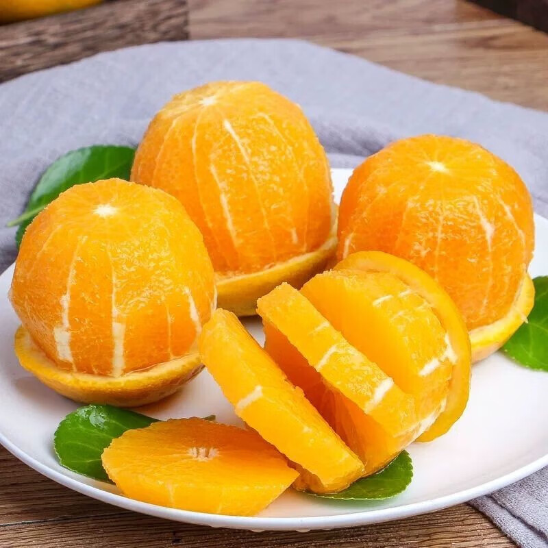 鲸咚亿农正宗江西赣南脐橙赣州脐橙橙子水果新鲜现摘时令水果年货节礼盒 10斤 带箱精品大果【80-90mm】净重9斤