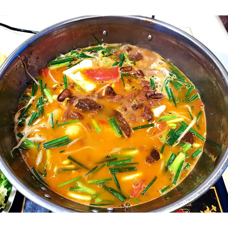 贵州贵阳特产糟辣酸菜豆米火锅底料贵州省红四季豆方便速食 豆米火锅