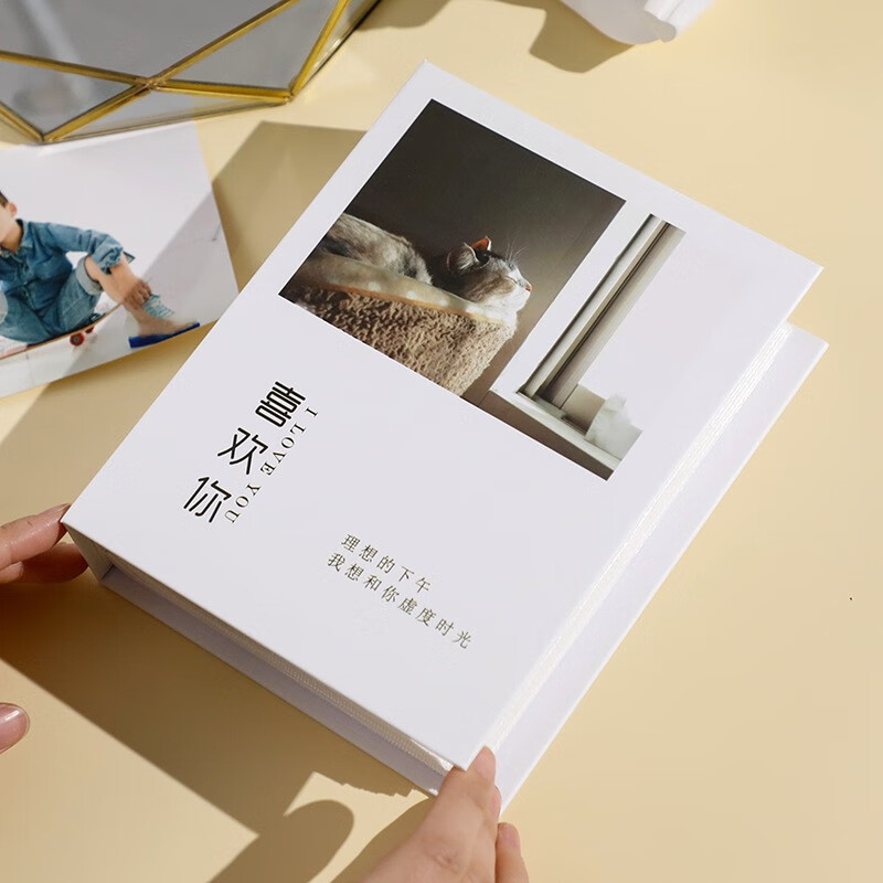 水册 小相册6寸100张表白相册情侣影集插页式恋爱情侣爱情可爱封面