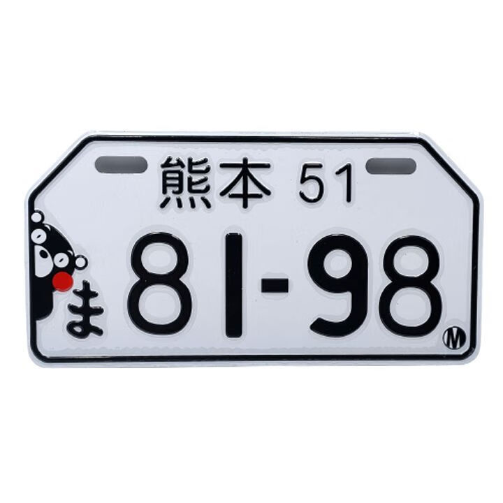 黎思琪电动自行车车牌挂件摩托车车个性尾牌日本文字d外国铝照装饰