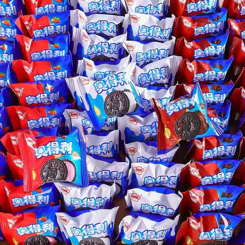 永得利(widely)巧克力夹心饼干儿童休闲零食网红小黑饼营养早餐办公室