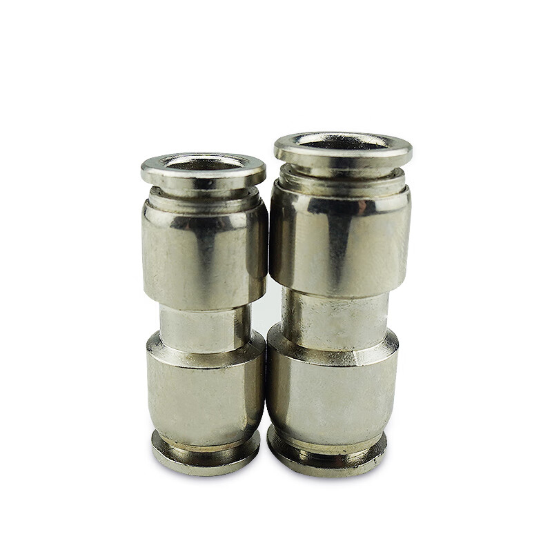 扑哩扑剌不锈钢快速接头456810121416mm气管直通三通自锁高压快插快接