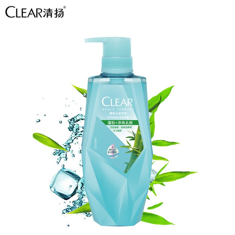 清扬(clear)植觉头皮护理去屑洗发水 含石榴籽精华滋养秀发 新老包装