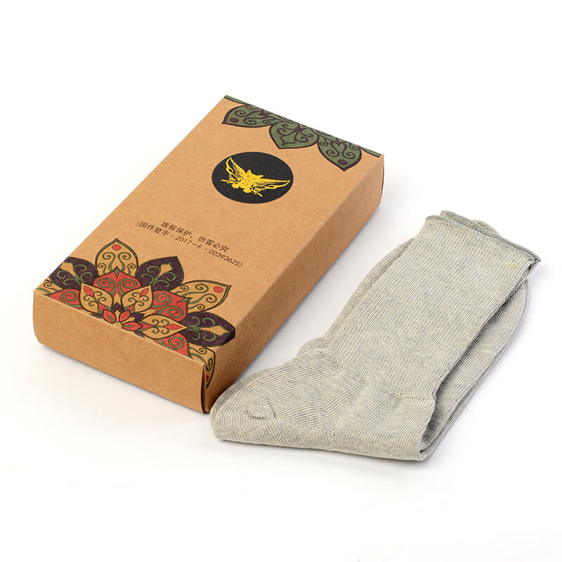 可代尔春夏壳聚糖超大码商务袜不勒脚加肥加大男女薄款袜 浅灰色 2双 XL /44-47