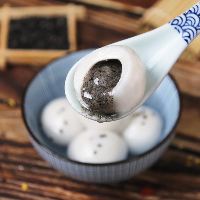 粮觅正宗宁波汤圆黑芝麻猪油馅冷冻速食甜点心早餐 芝麻猪油馅480g