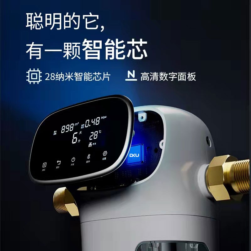 DKU 德国 中央软水机无盐型 净水软水一体机 家用全屋净水器 中央净水系统 直饮净水机 软化水设备 定制套餐二【5T/H】