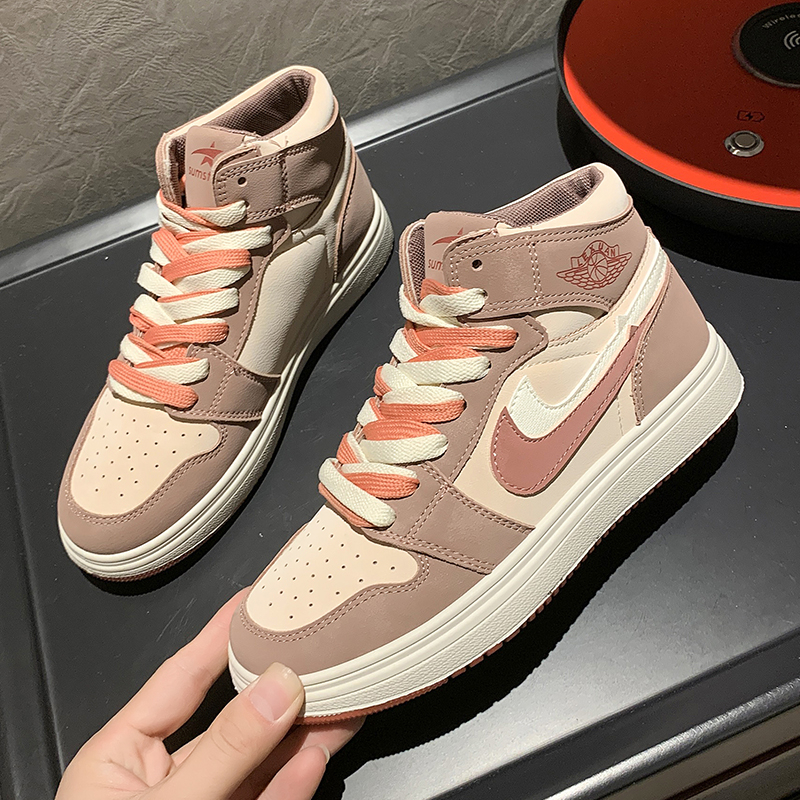 联名款aj女鞋空军一号af1秋冬款2021新款女鞋超火高帮运动鞋女ins潮