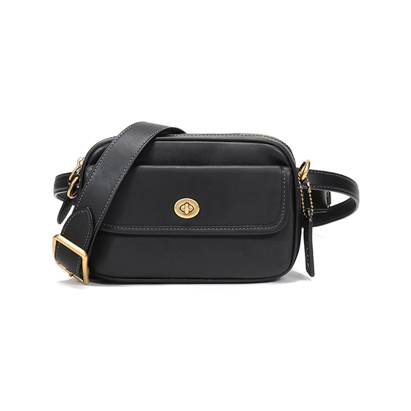女包蔻驰 coach 奢侈品 女士专柜款皮革胸包斜挎包腰包 3640 b4 bk