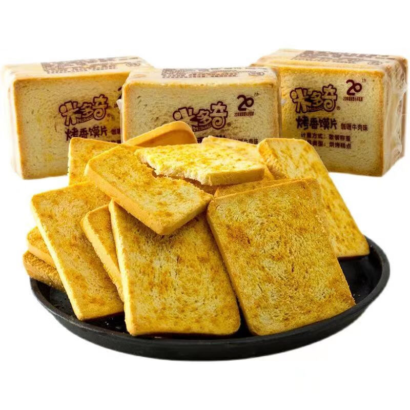 米多奇(miduoqi)烤香馍片6片透明酥脆健康美味营养养胃代餐零食多休闲