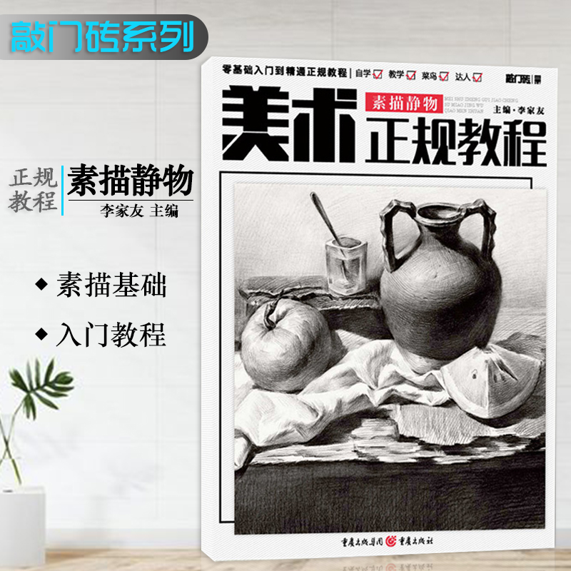 零基础入门到精通儿童成人美术临摹素描基础局部整体结构到明暗美术