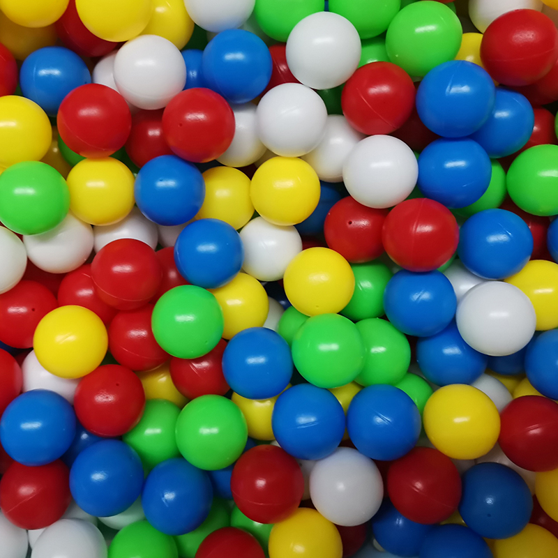 昂沐塑料球空心 pe空心塑料球玩具塑料小球硬壳光滑无花纹圆球弹射球