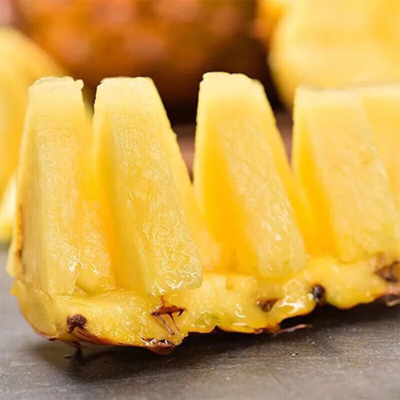 京蚨鲜海南金钻凤梨新鲜热带水果礼盒手撕凤梨无眼金菠萝 8斤礼盒【送礼优选】净重7-7.5斤