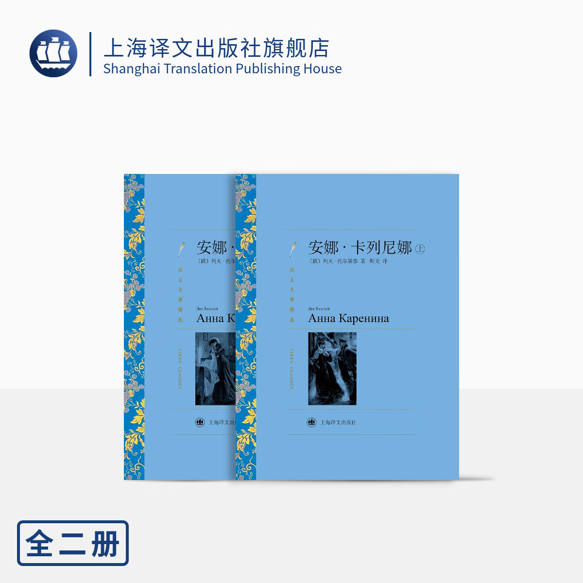 安娜卡列尼娜 上下册 列夫托尔斯泰著 靳戈译 译文名著精选 世界名著 外国文学小说 经典读物 上海译文出版社 正版