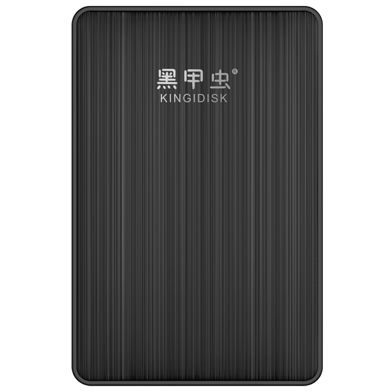 黑甲虫 (KINGIDISK) 500GB USB3.0 移动硬盘 K系列 2.5英寸 商务黑 商务时尚小巧便携 安全加密 K500