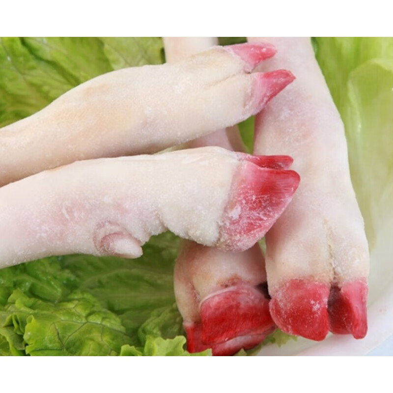 隆港汇  生羊蹄4斤新鲜羊脚蹄鲜小羊蹄带筋羊蹄子烧烤小吃商用 2000g