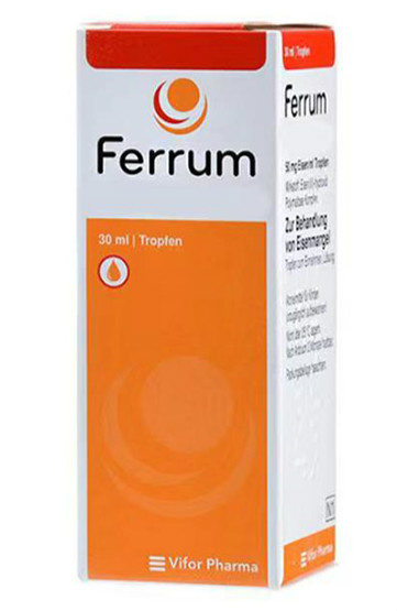 ferrum德国铁剂宝宝贫血早产婴幼儿宝宝儿童孕妇补铁口服滴剂30ml.