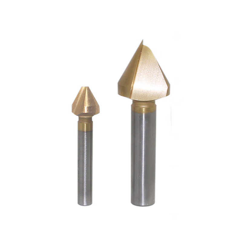 3-60mm60度单三刃直柄倒角刀锪沉孔钻头修边器去毛刺 4.