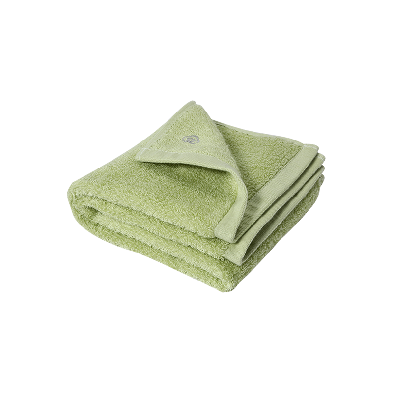 全棉时代毛巾纯棉不易掉毛加大加厚方巾抗菌柔软强吸水 香草绿32×70cm 