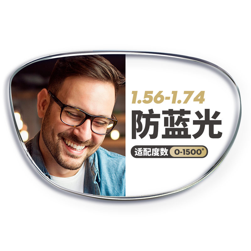 萬(wàn)新（WAN XIN） 近視眼鏡防藍(lán)光輻射非球面現(xiàn)片配眼鏡框男女0-1500度配成品眼鏡 金屬-全框80008C1黑色 1.67多屏防藍(lán)光鏡片（近視特?。?></div>
                                <div   id=