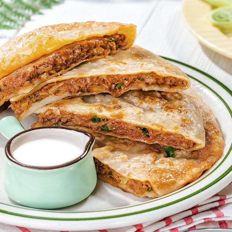 三全黑椒馅饼葱香味牛肉味馅饼冷冻半成品速食早餐肉夹馍饼1100g/袋