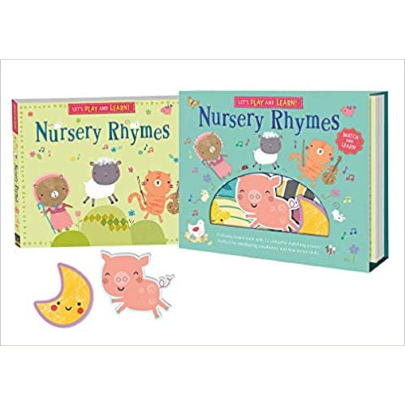 LET'S READ, PLAY AND LEARN 幼儿益智趣味儿童亲子立体绘本 let's read,play and learn Nursery Rhymes系列