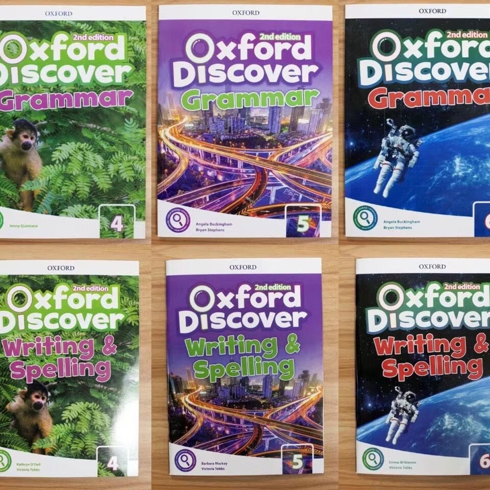 oxford discover grammar牛津语法 拼写  4-6 6册