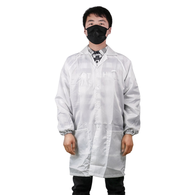 舜選 防靜電大褂 無(wú)塵防塵工作服潔凈服工衣白大褂 S004-1 XXL碼