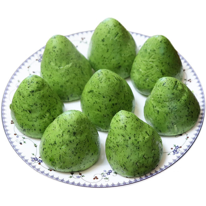 鲜有志荠菜窝窝头30个手工杂粮包粗粮馒头早餐速冻半成品面点心 荠菜