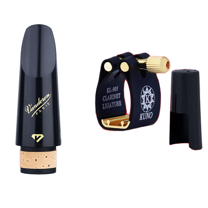 彎德林（Vandoren）單簧管笛頭M30黑管笛頭B40黑鉆B45降B調(diào)樂徽雙8 13 海尚樂器 BD5 CM1405 笛頭（不含卡帽）