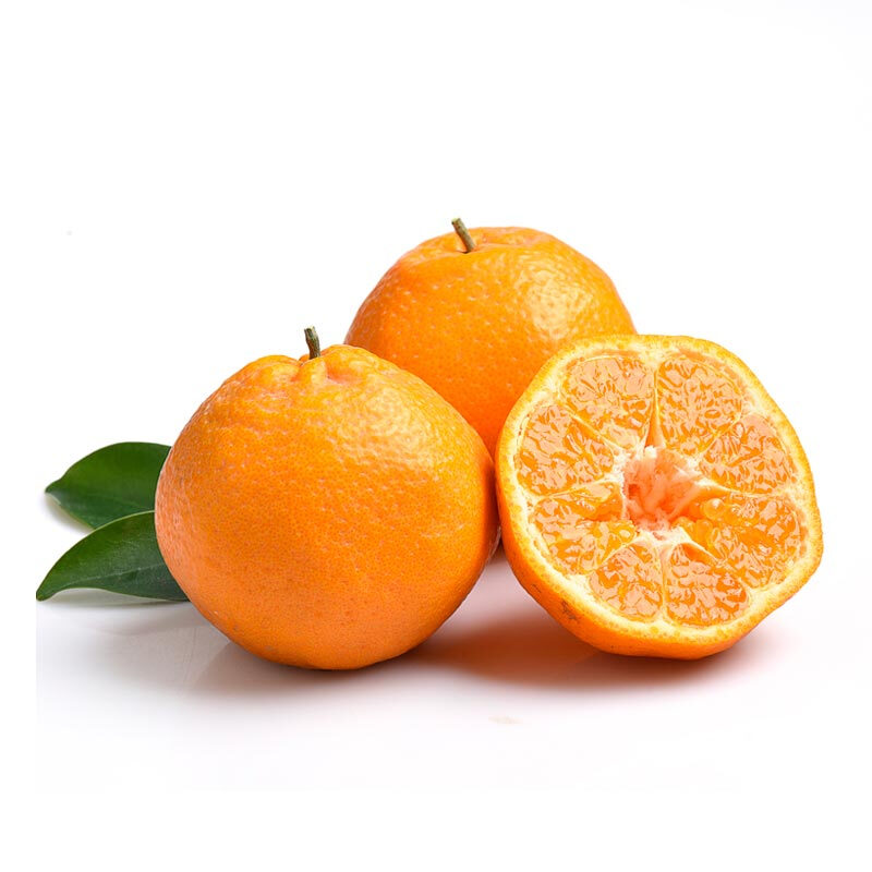 御农优品 四川春见柑橘 粑粑柑 新鲜水果 中果3斤