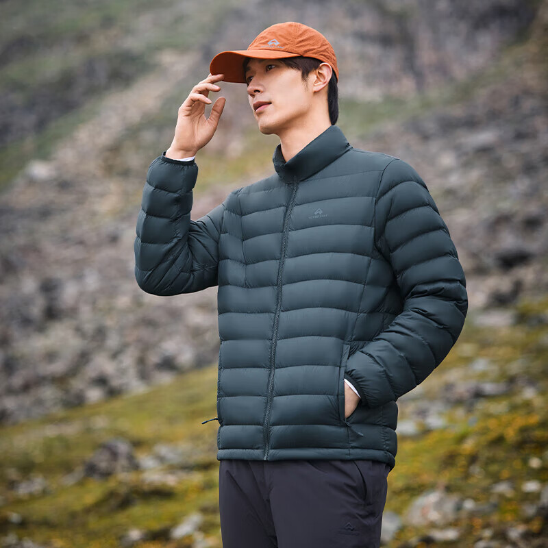 拓路者(Pioneer Camp)秋季新款立领羽绒服男轻薄90绒户外保暖冲锋衣内胆冬季外套宽松 黑色 XL