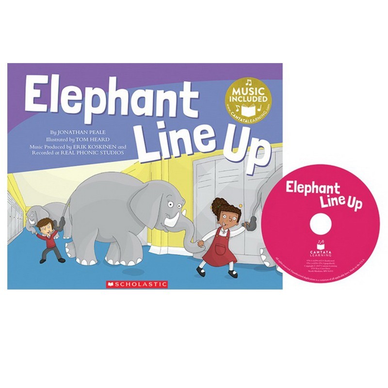 的大象 cantata learning系列 儿童生活习惯培养 绘本附cd 歌谣学英语