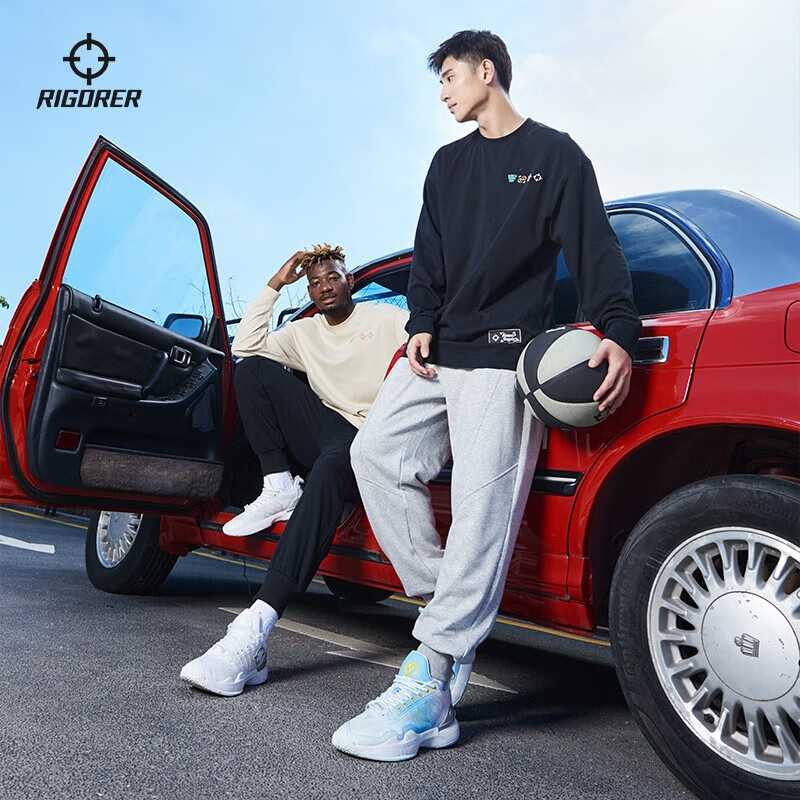 准者斗法长袖T恤男春季美式运动卫衣潮流刺绣纯棉透气打底衫 纯正黑(尺码偏大拍小一码)刺绣 S