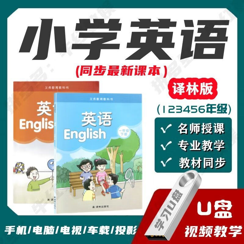 【U盘】译林牛津版小学英语一二三四五六年级上下册网课学习视频 小学英语-译林牛津版 6年级 上下册