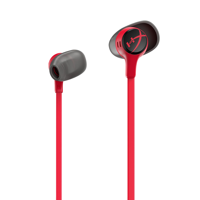 極度未知（HYPERX）云雀2入耳式電競游戲耳機有線3.5mm接口筆記本電腦手機csgo吃雞絕地求生fps游戲耳麥三角洲行動 【套裝1】云雀2紅+一分二音頻線 入耳式游戲耳機