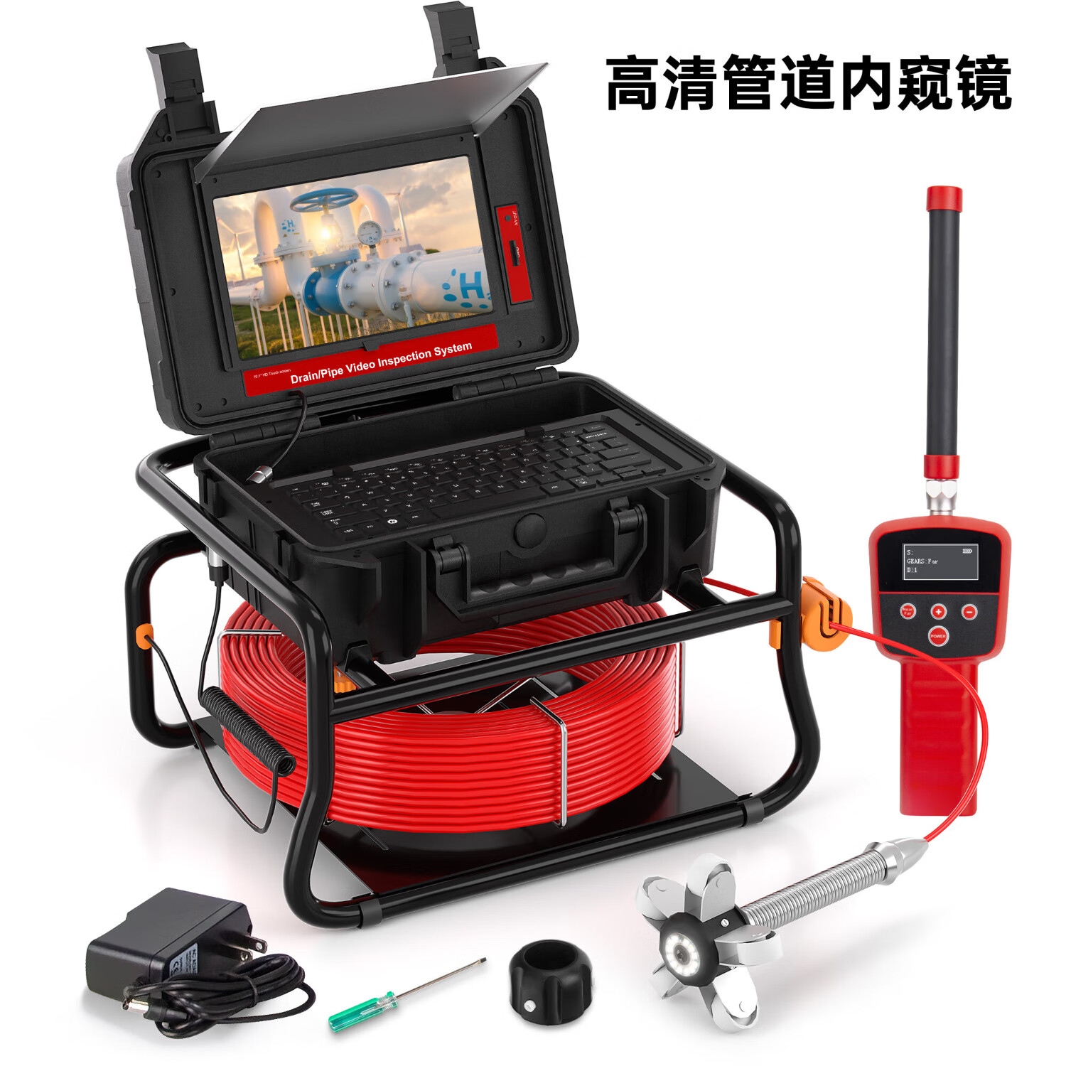 syanspansyanspan森盼市政可视定位探测仪1080p自平衡512hz高清管道