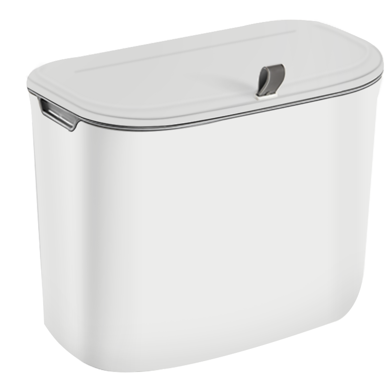 享家美壁挂垃圾桶7L价格走势，细节优化盖型挂式厨卫卫生间必备