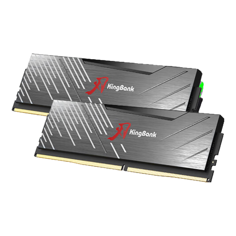 plus:金百达 32GB(16GBX2)套装 DDR5 6000 台式机内存条国产颗粒 黑刃无灯 C36 适配黑神话悟空 