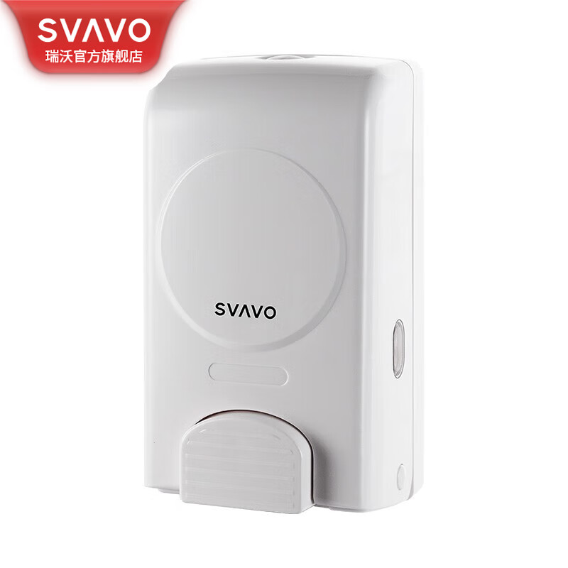 瑞沃（SVAVO）手动皂液器壁挂式泡沫自动洗手机卫生间洗手液瓶家用感应洗手液器 V-940S白色