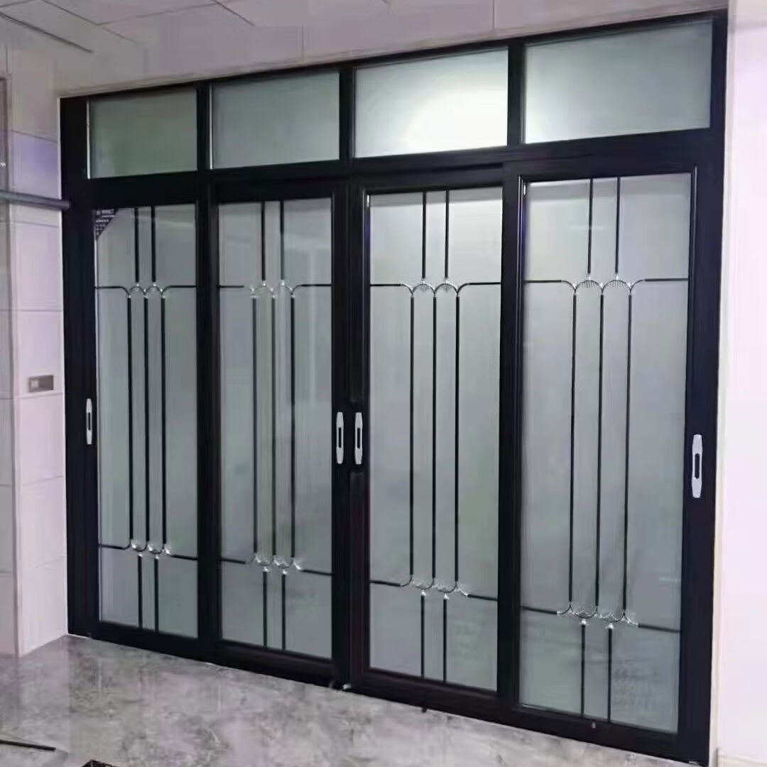 接运猫重型推拉门定制厨房阳台门客厅玻璃门双开门滑动门铝合金门 价5点0厚度门框丨平方计价