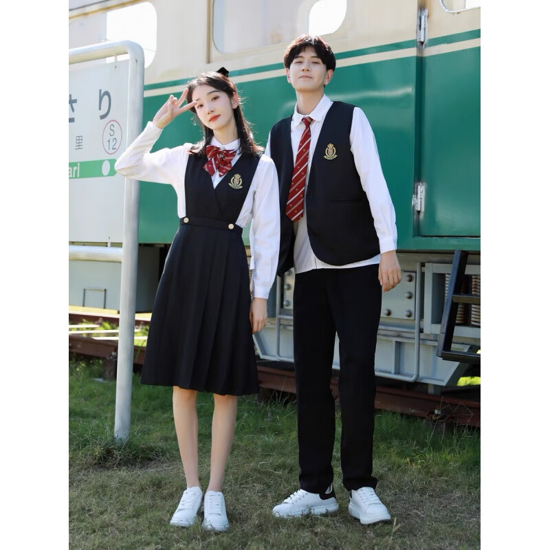 叮噜鱼毕业班服套装学院风韩式校服班服套装初高中学生英伦学院风春夏