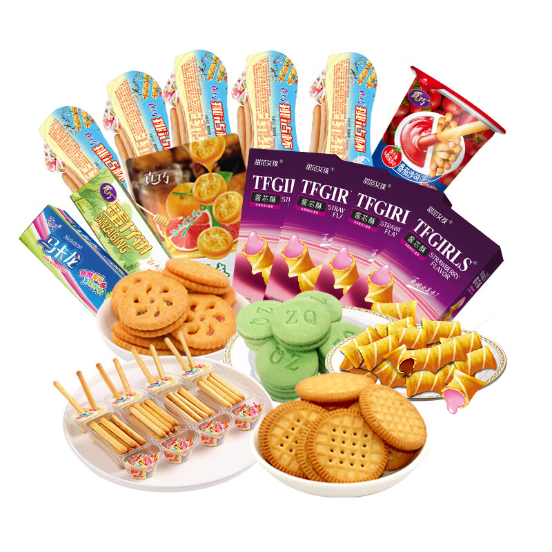 真巧748g真巧休闲零食曲奇饼干遇见国庆中秋节端午礼盒赠亲友大礼包 遇见端午礼盒