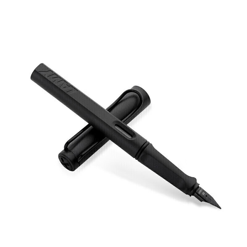 凌美(LAMY)钢笔 safari狩猎系列 磨砂黑 单只装 德国进口 F0.7mm送礼礼物