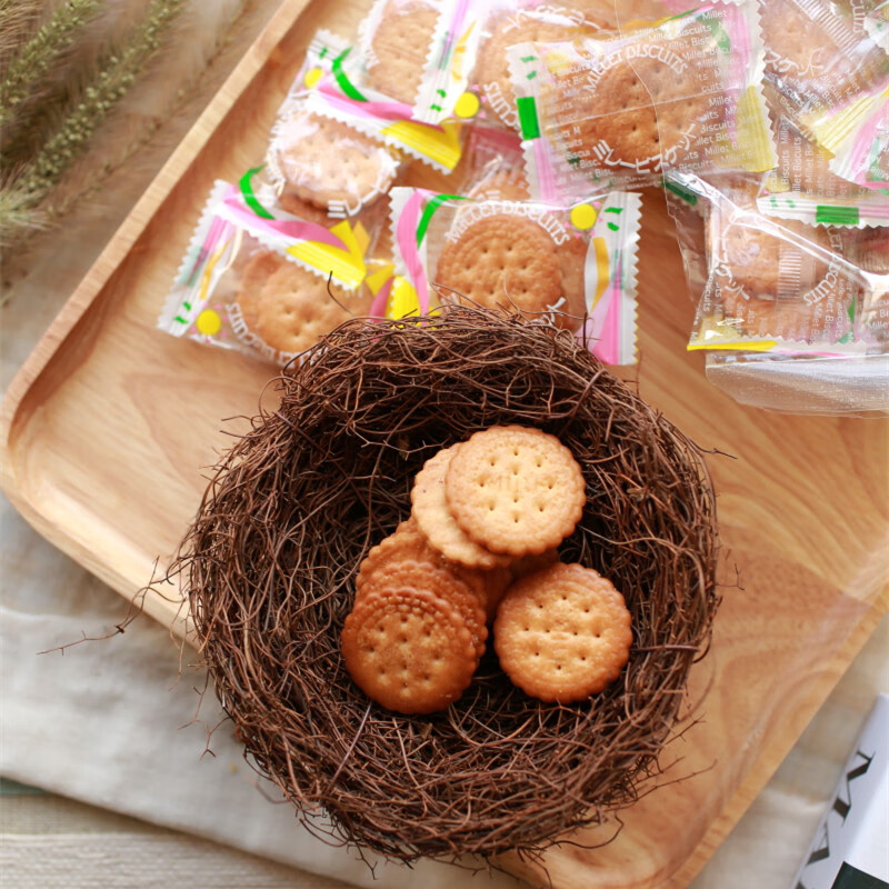 平野日本零食 薄脆饼干名古屋特产平野米勒南乳小圆饼咸味 原味180g