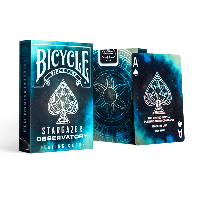bicycle单车扑克牌 魔术花切潮流纸牌 美国进口 观星者系列天文台