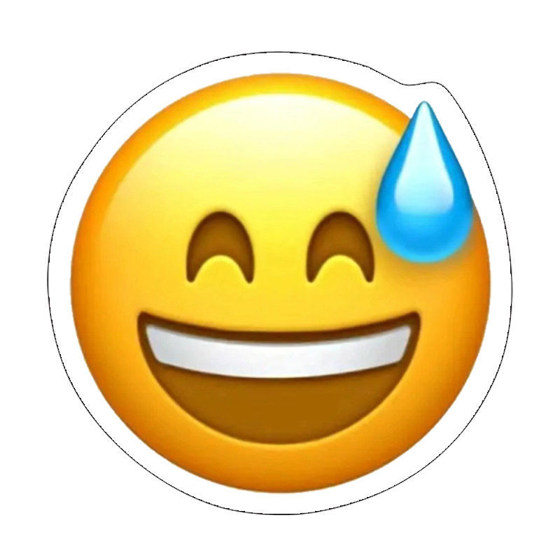 抖音泣不成声表情emoji,抖音24个大黄脸表情图 流汗黄豆贴纸 个性搞笑抖音同款贴纸贴脑门防水贴纸表情包emoji贴