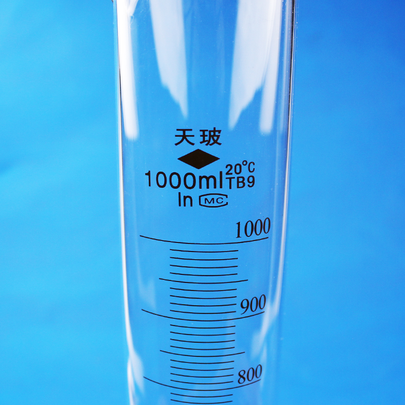 天玻a级玻璃北玻带刻度量筒10-50-100-250-1000-2000ml博美 博美 5ml
