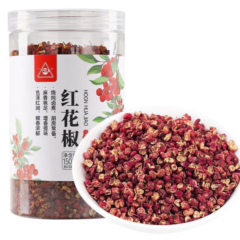 川珍 红花椒150g罐装 香辛料 四川麻椒干花椒调味料香料怎么看?