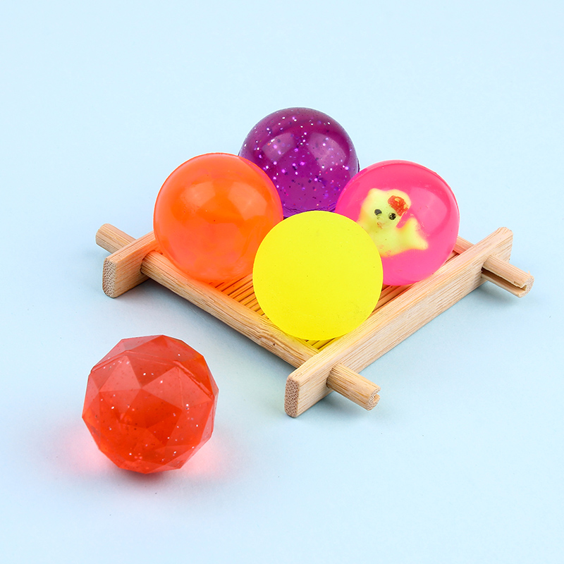 弹力球45号大号32号球儿童扭蛋机玩具小弹跳橡胶弹弹球实心水果款西瓜